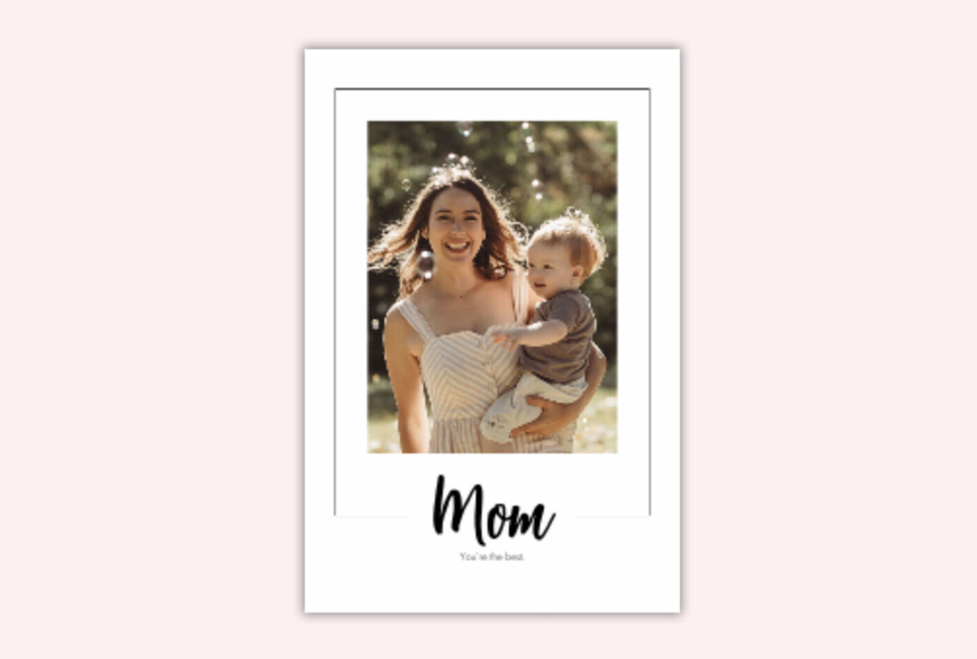 Poster personnalisé maman