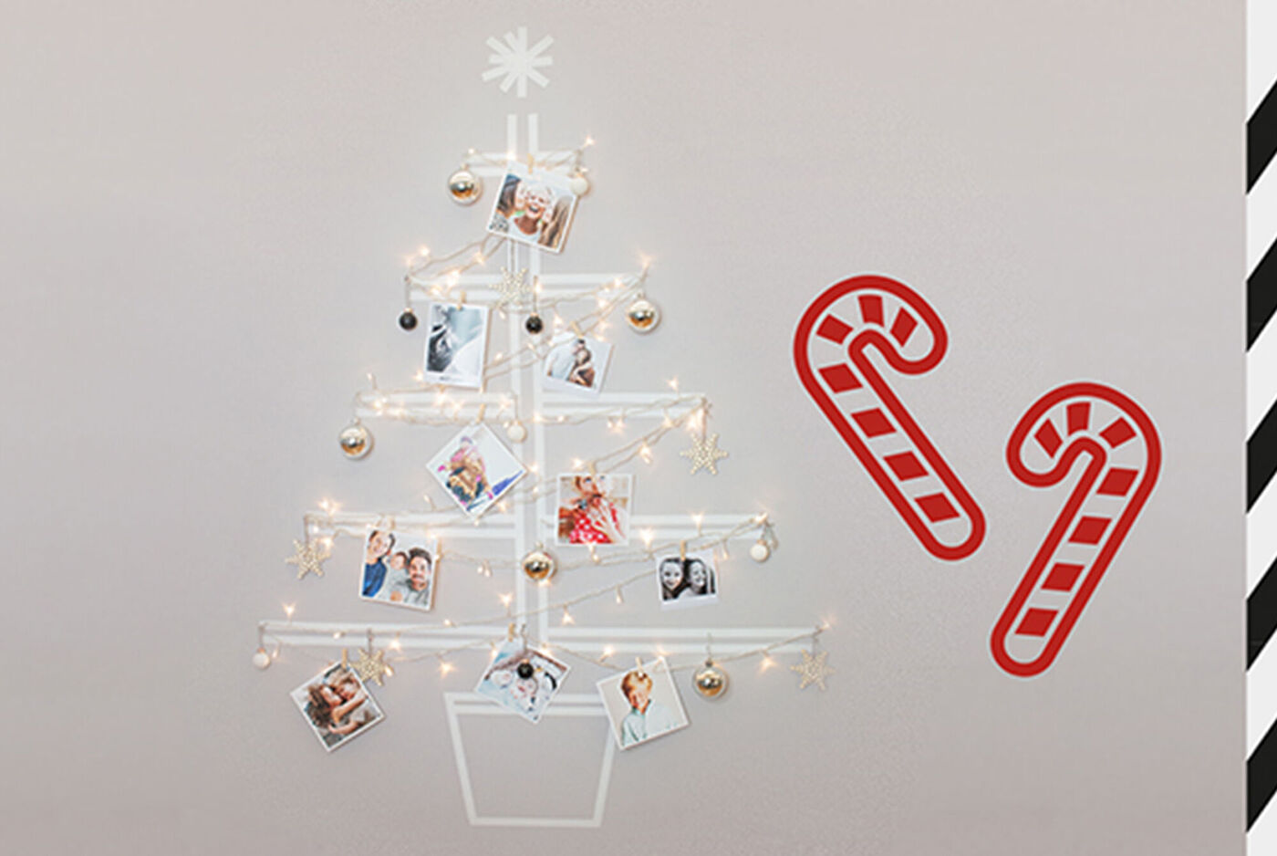 DIY : sapin de Noël créatif avec des photos