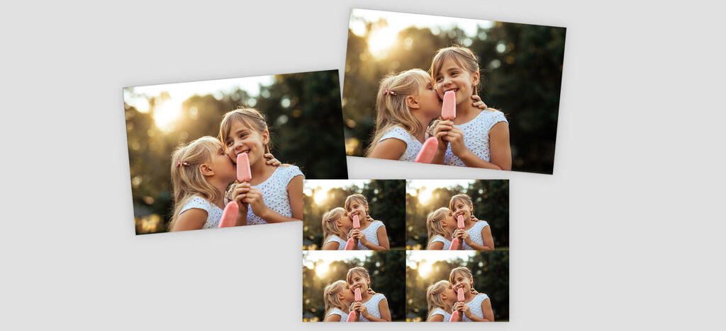 Deux enfants joyeux savourent de la glace au soleil