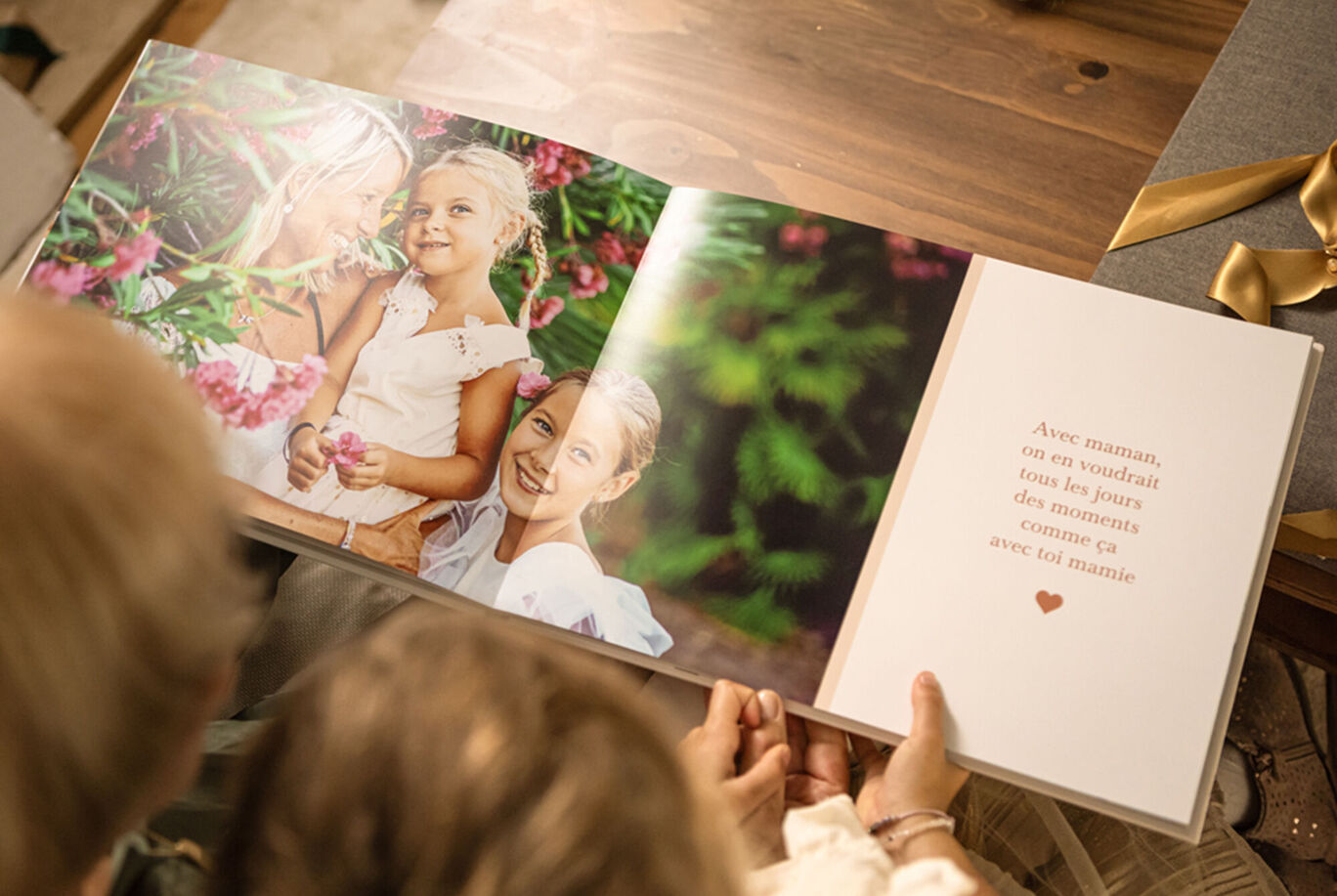 Album photo personnalisé pour Noël