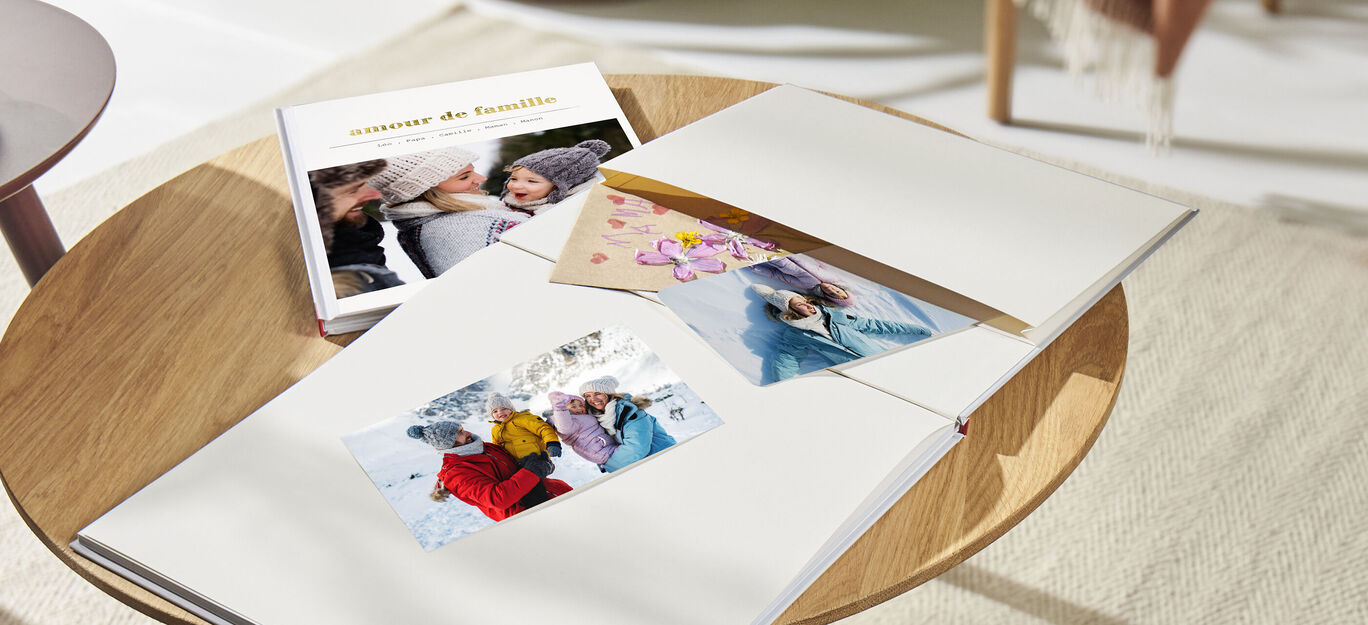 Tirages photo à glisser dans votre livre photo