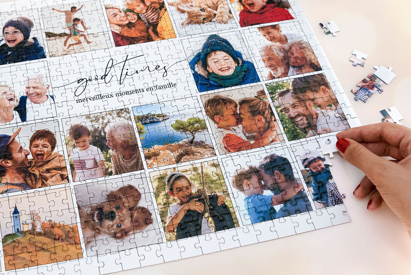 Puzzles personnalisés avec des photos