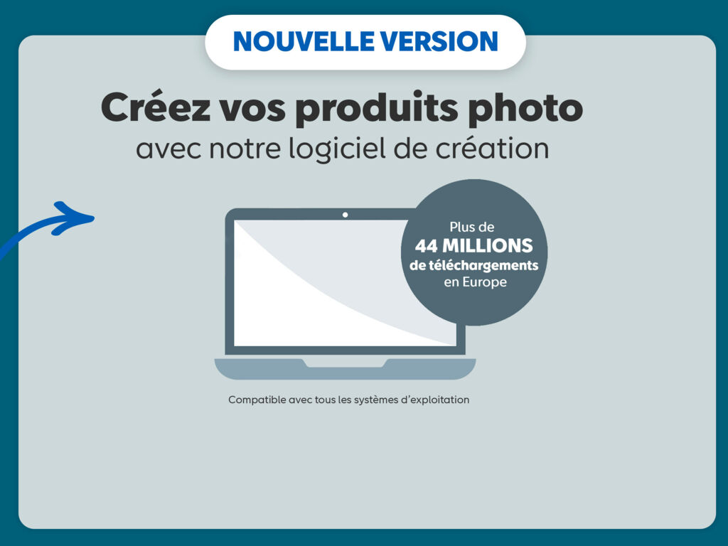 Créez vos produits photo avec notre logiciel de création