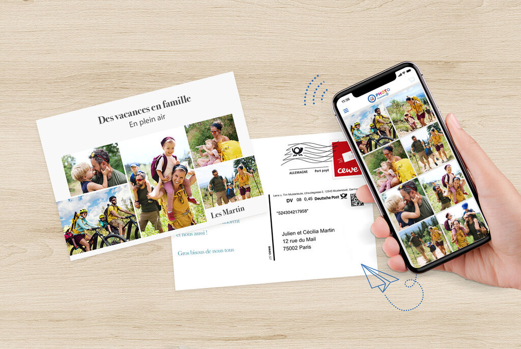 Salutations familiales des Martins dans un beau cadre naturel