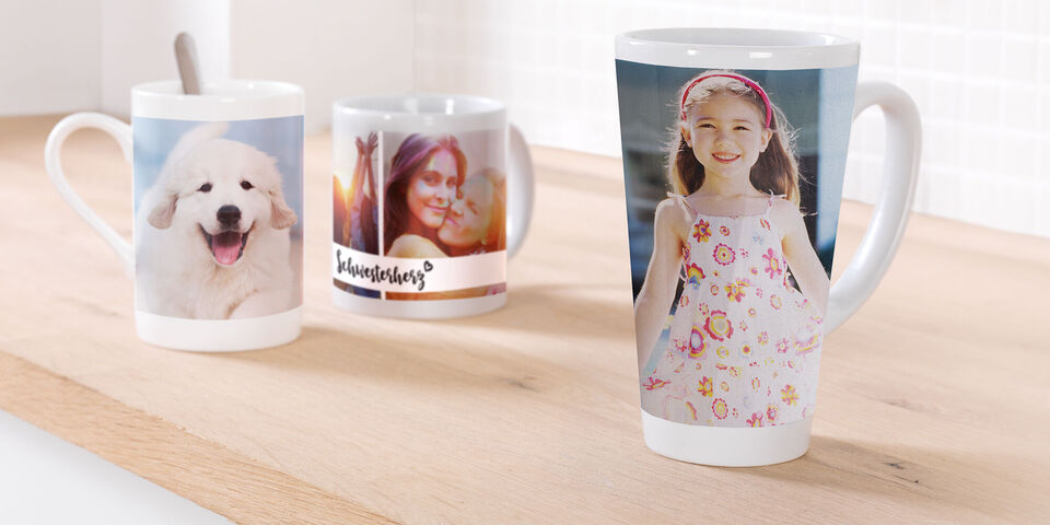 Mug magique thermoréactif personnalisable avec texte et photo · Tasse qui  change de couleur